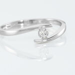 Bague Nolah Or Blanc Diamant - Parures de mariage Femme | Marc Orian