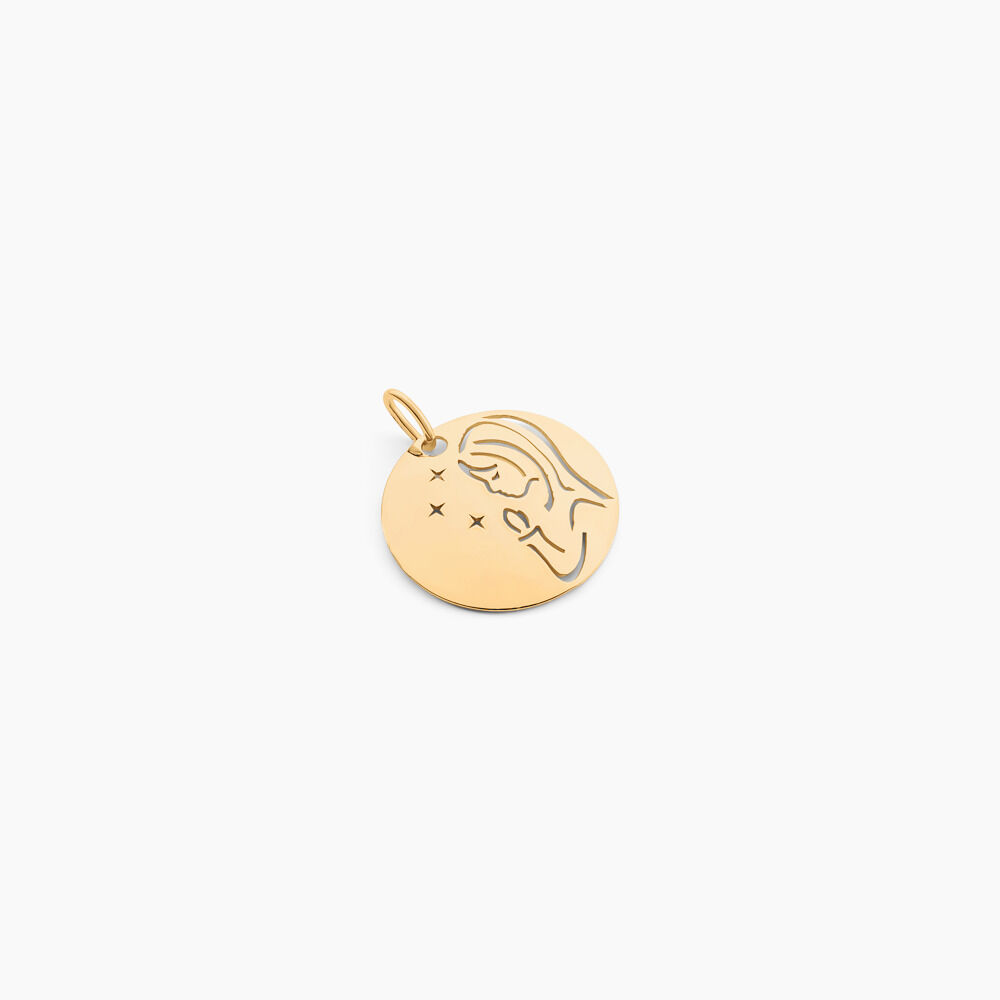 Pendentif Vierge Rond Or Jaune - Médailles et médaillons Enfant | Marc Orian