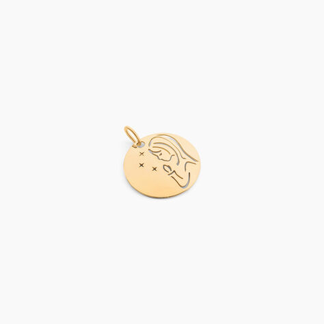 Pendentif Vierge Rond Or Jaune - Médailles et médaillons Enfant | Marc Orian