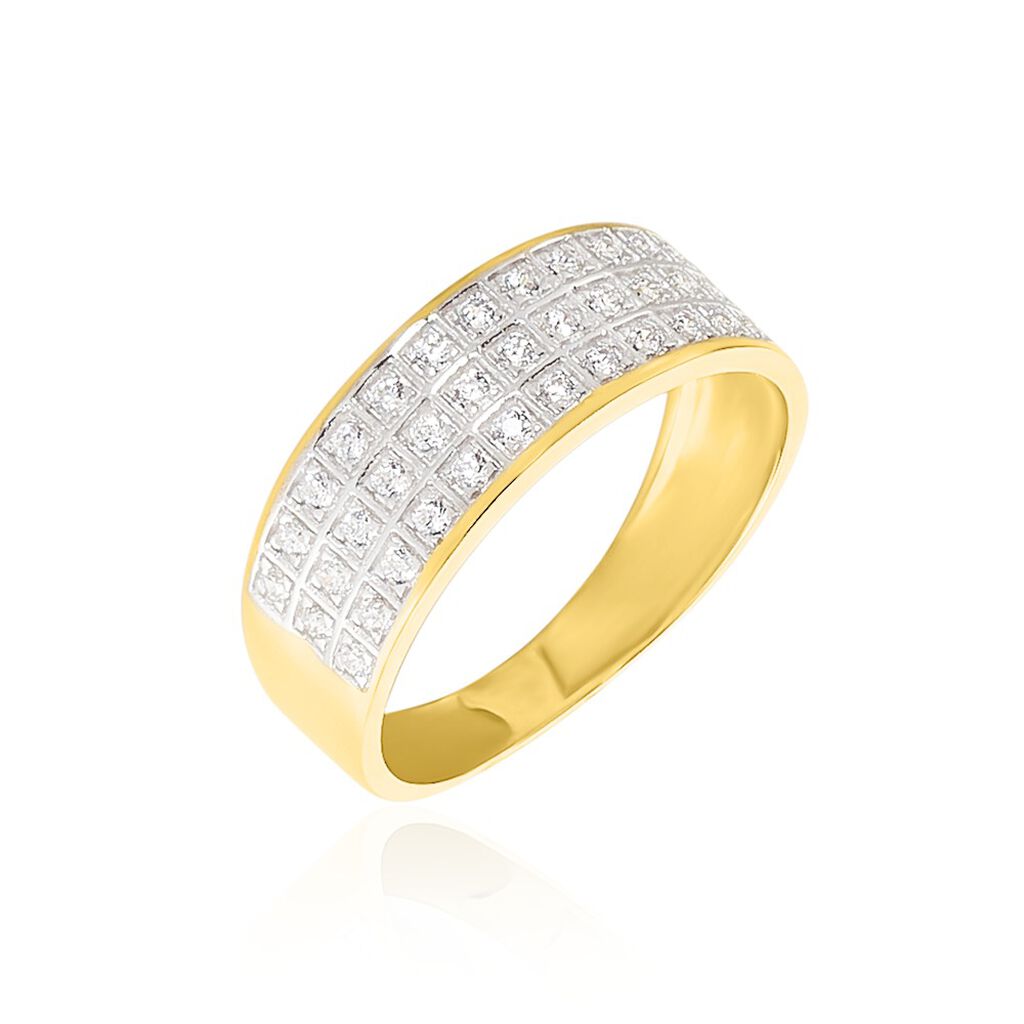 Bague Morjana Or Jaune Oxyde De Zirconium - Bagues avec pierre Femme | Marc Orian