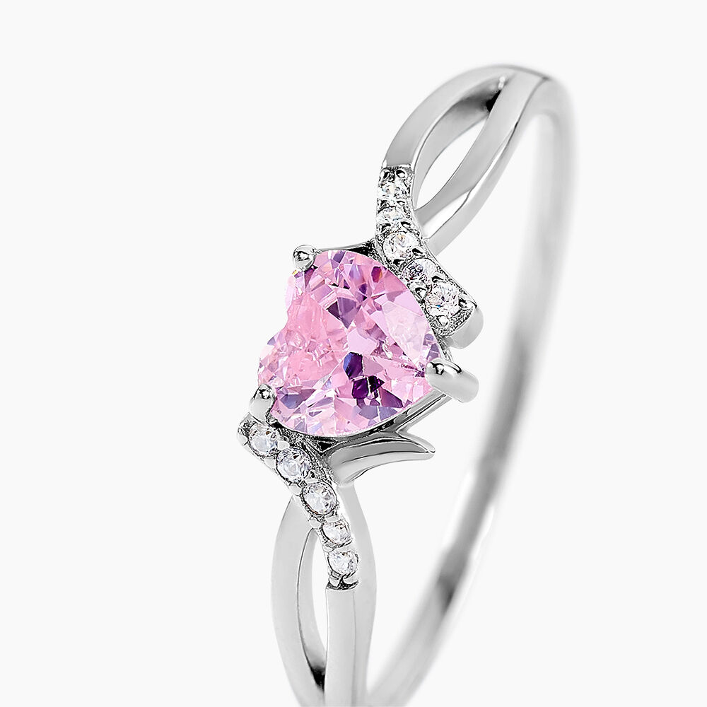 Bague Argent Blanc Avalon Oxyde De Zirconium - Solitaires Femme | Marc Orian
