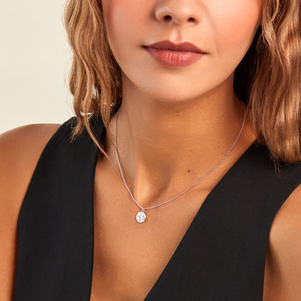 Collier Despina Argent Blanc Oxyde De Zirconium - Colliers avec pierres Femme | Marc Orian