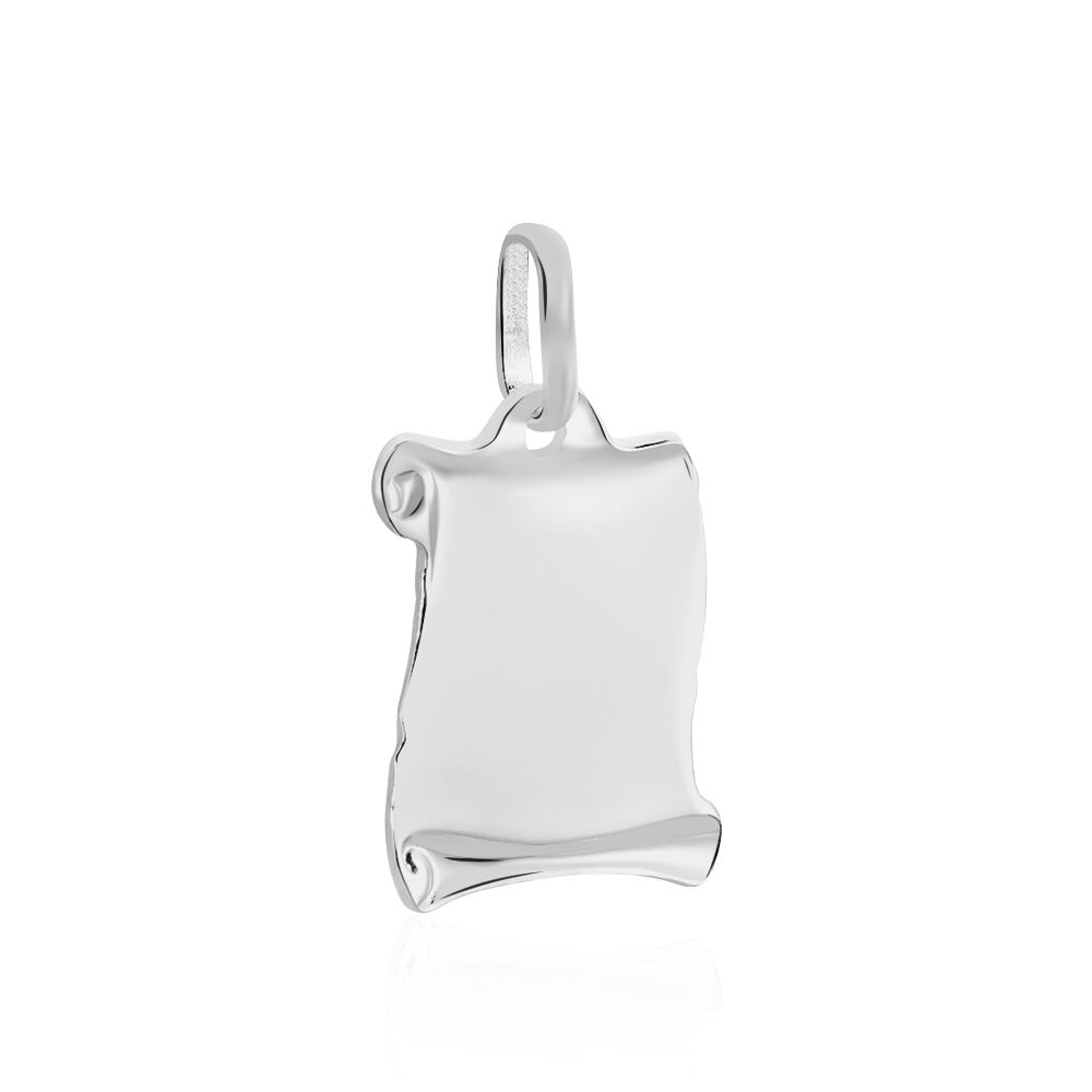 Pendentif Zodiaque Parchemin Argent Blanc - Bijoux personnalisés Famille | Marc Orian