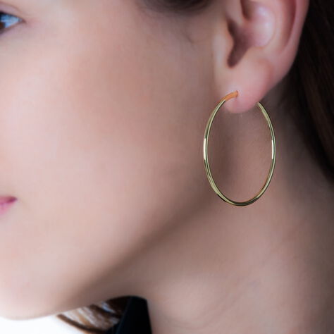 Créoles Verania Or Jaune - Boucles d'oreilles Créoles Femme | Marc Orian
