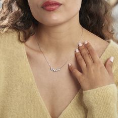 Collier Cristof Argent Oxyde - Sautoirs Femme | Marc Orian