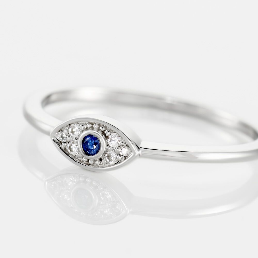 Bague Josue Argent Blanc Oxyde De Zirconium - Bagues avec pierre Femme | Marc Orian