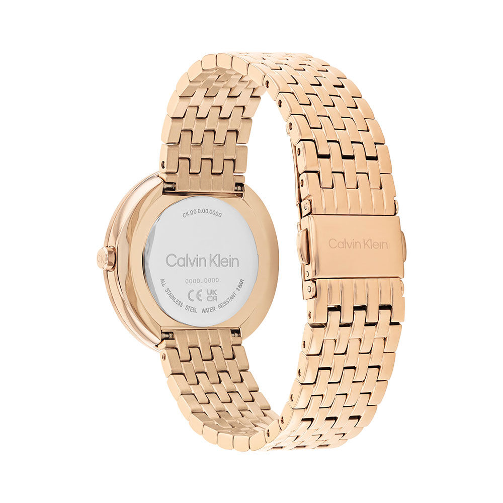 Montre Calvin Klein Twisted Bezel Blanc - Montres classiques Femme | Marc Orian