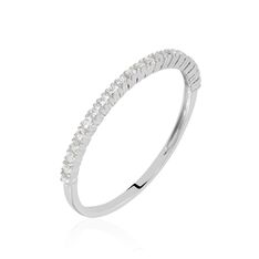 Demi-alliance Julietta Pm Or Blanc De Zirconium - Alliances Femme | Marc Orian