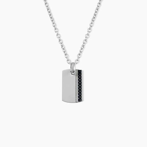 Collier Lovaina Acier Blanc - Fête des pères Homme | Marc Orian