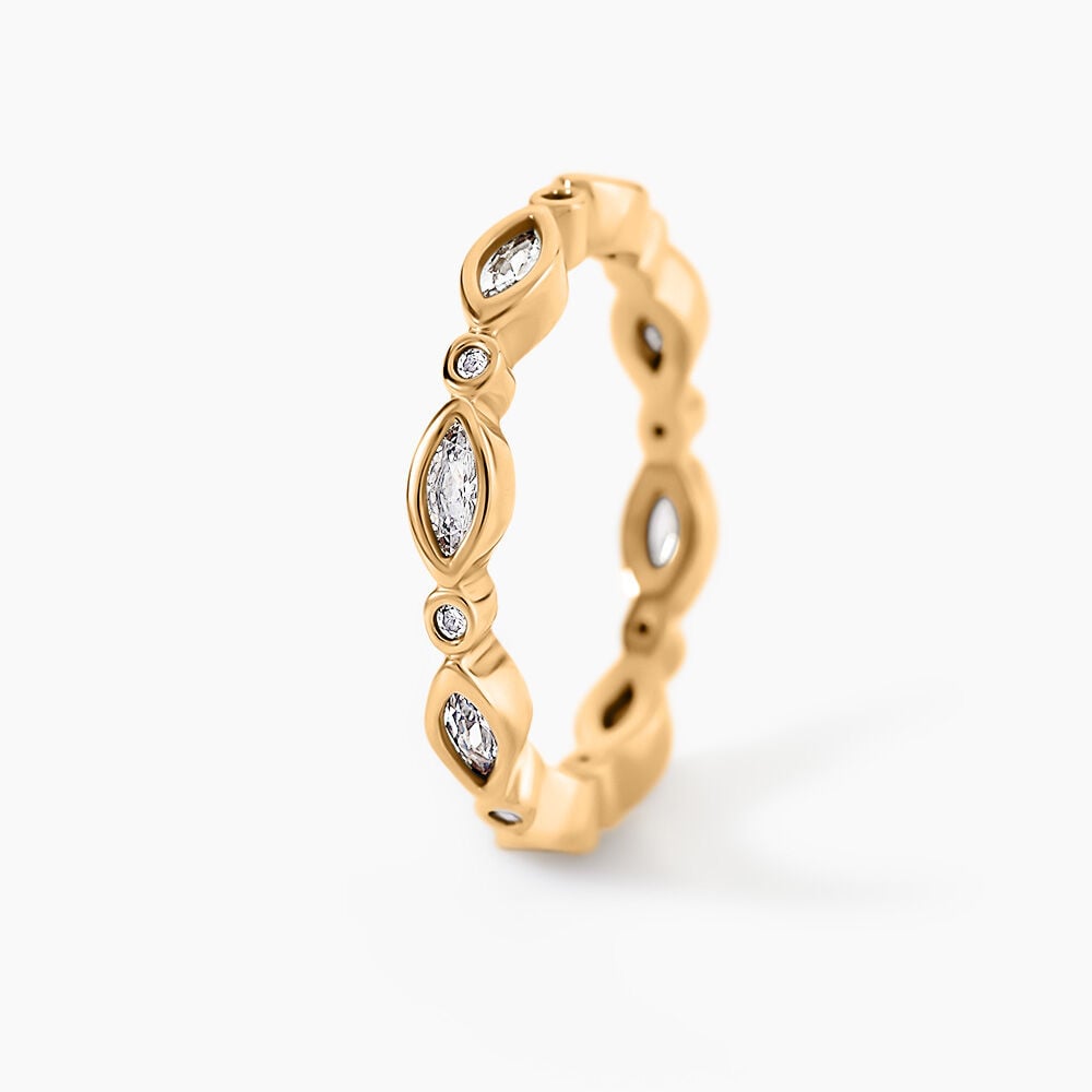 Bague Primavera Plaqu&eacute; Or Jaune Oxyde De Zirconium - Bijoux fantaisie Femme | Marc Orian