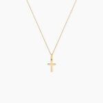 Pendentif Yola Croix Diamantee Or Jaune - Pendentifs Unisex | Marc Orian