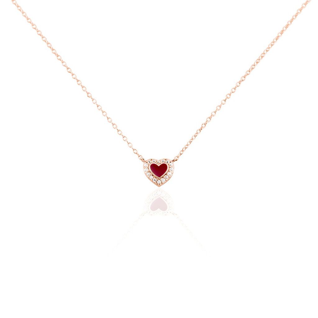 Collier Argent Rose Astor Oxydes De Zirconium - Colliers avec pierres Femme | Marc Orian