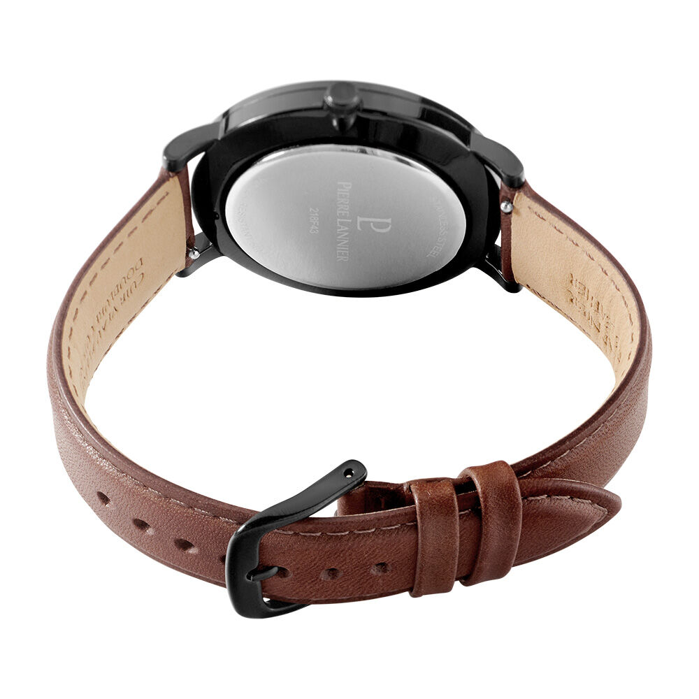 Montre Pierre Lannier Essential Noir - Montres classiques Homme | Marc Orian