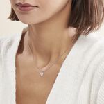 Collier Idan Argent Blanc Oxyde De Zirconium - Colliers avec pierres Femme | Marc Orian