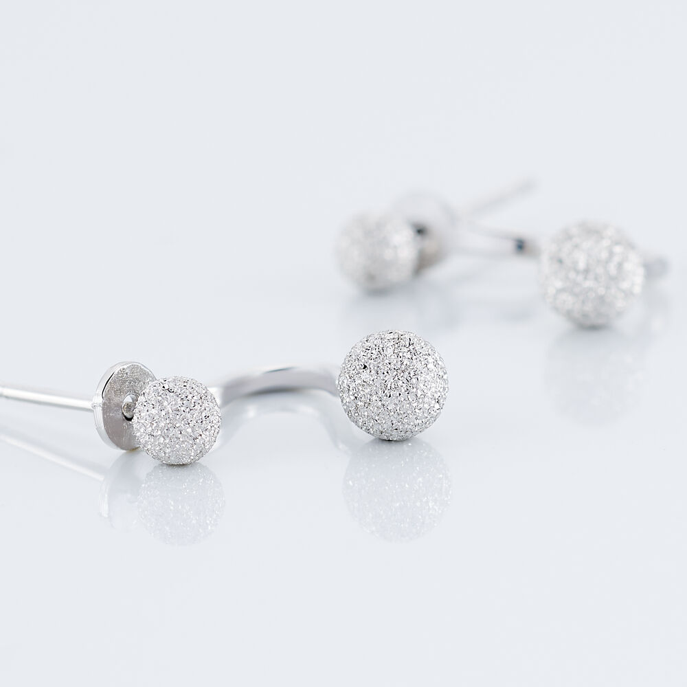 Bijoux D'oreilles Rosely Argent Blanc - Piercings d'oreilles Femme | Marc Orian