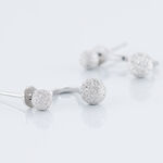 Bijoux D'oreilles Rosely Argent Blanc - Piercings d'oreilles Femme | Marc Orian
