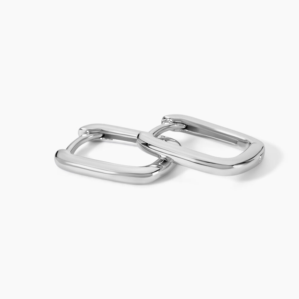 Cr&eacute;oles Carlota Argent Blanc - Cr&eacute;oles Femme | Marc Orian