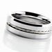 Bague Jourdan Iron Tungstene Blanc - Bagues grosses Homme | Marc Orian