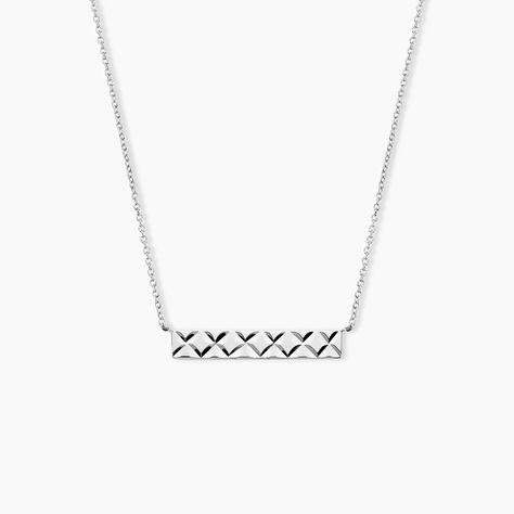 Collier Vinie Argent Blanc - Colliers fantaisie Femme | Marc Orian