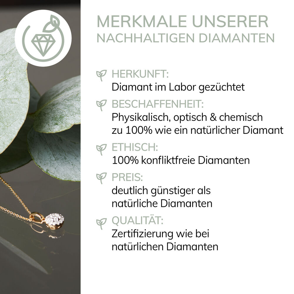 Boucles D'oreilles Puces 4 Griffes Or Blanc Diamant Synthetique - Puces Femme | Marc Orian