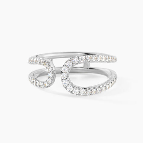 Bague Livie Argent Blanc Oxyde De Zirconium - Bagues avec pierre Femme | Marc Orian
