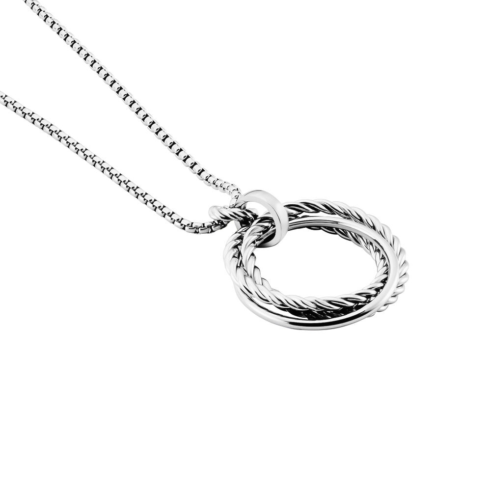 Collier Sautoir Acier Blanc Galaad - Sautoirs Femme | Marc Orian