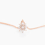 Collier Lorraine Argent Rose Oxyde De Zirconium - Colliers avec pierres Femme | Marc Orian