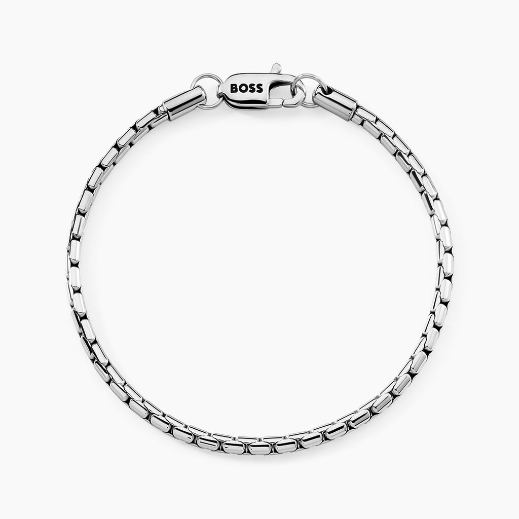 Bracelet Boss Evan Acier Blanc - Bracelets cha&icirc;nes Homme | Marc Orian