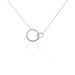 Collier Nathalia Argent Blanc Oxyde De Zirconium - Colliers avec pierres Femme | Marc Orian