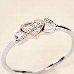 Bague Amuri Argent Bicolore Oxyde De Zirconium - Bijoux fantaisie Femme | Marc Orian