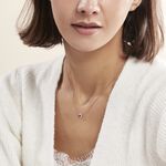 Collier Argent Rose Astor Oxydes De Zirconium - Colliers avec pierres Femme | Marc Orian