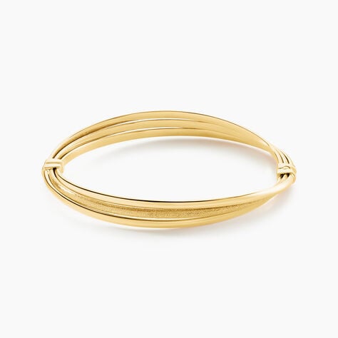 Bracelet Jonc Claudie 3 Fils Entrelaces Or Jaune - Bracelets Anneaux Entrelaces Femme | Marc Orian