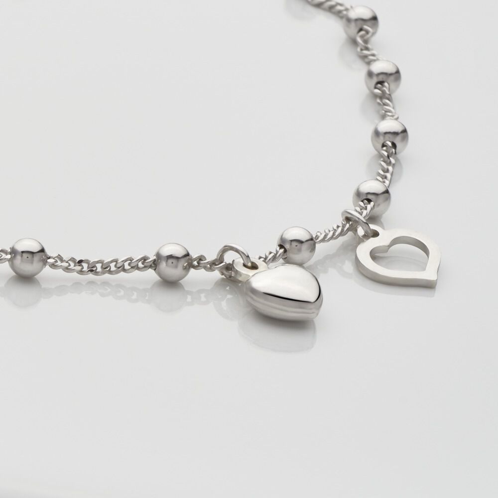 Cha&icirc;ne De Cheville Minia Argent Blanc - Chaines de cheville Femme | Marc Orian