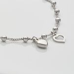 Cha&icirc;ne De Cheville Minia Argent Blanc - Chaines de cheville Femme | Marc Orian