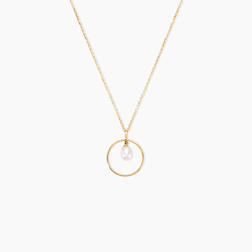Collier Salvine Or Jaune Perle De Culture - Colliers avec pierres Femme | Marc Orian