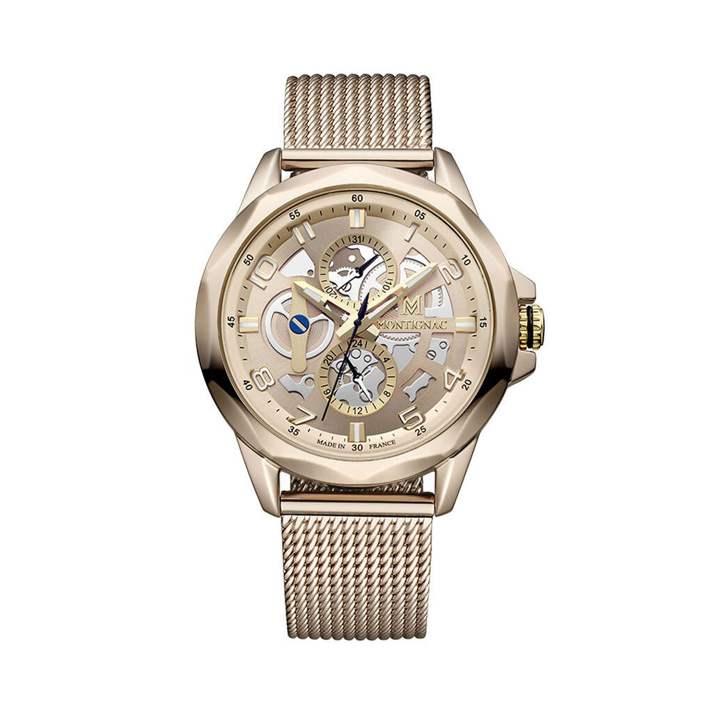Montre Montignac Round Champagne - Montres &eacute;tanches Homme | Marc Orian