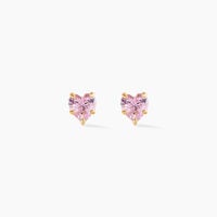 Boucles D'oreilles Puces Daria Or Jaune Oxyde