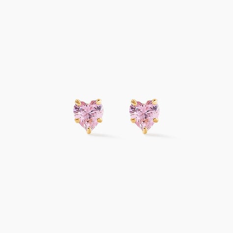 Boucles D'oreilles Puces Daria Or Jaune Oxyde - Puces Femme | Marc Orian