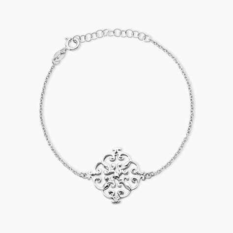 Bracelet Raelene Argent Blanc - Bracelets fantaisie Femme | Marc Orian