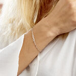 Bracelet Zelee Argent Blanc - Bracelets fantaisie Femme | Marc Orian