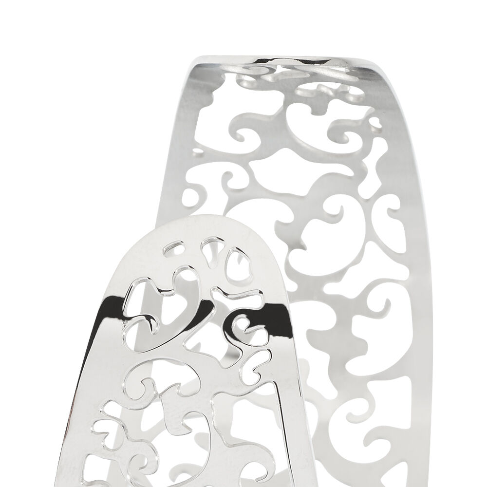 Bracelet Manchette Xaverine Acier Blanc - Bijoux fantaisie Femme | Marc Orian