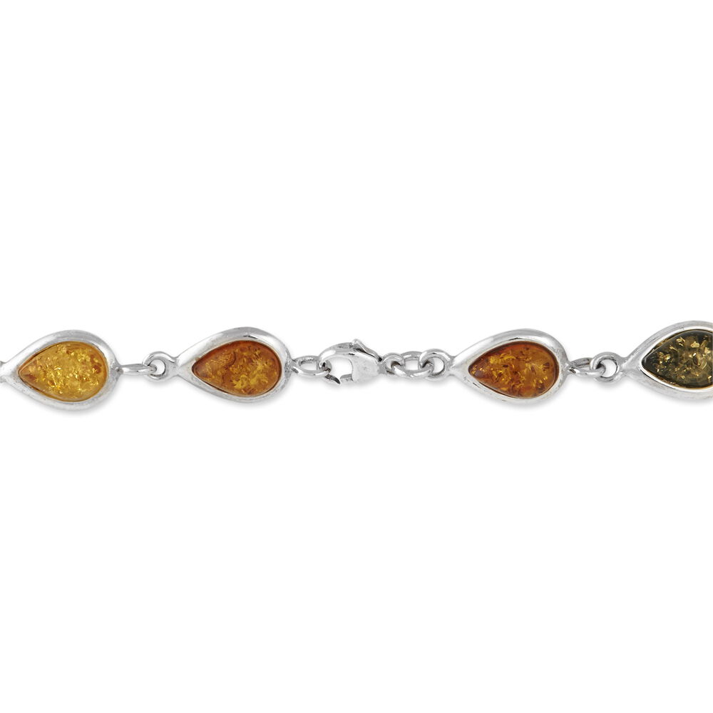 Bracelet Argent Blanc Dallal Ambres - Bracelets cha&icirc;nes Femme | Marc Orian