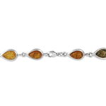 Bracelet Argent Blanc Dallal Ambres - Bracelets cha&icirc;nes Femme | Marc Orian