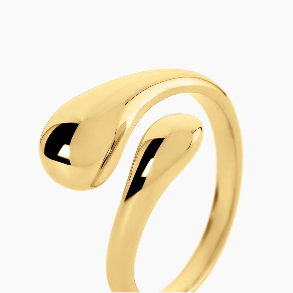 Bague Aderia Acier Jaune - Bijoux fantaisie Femme | Marc Orian