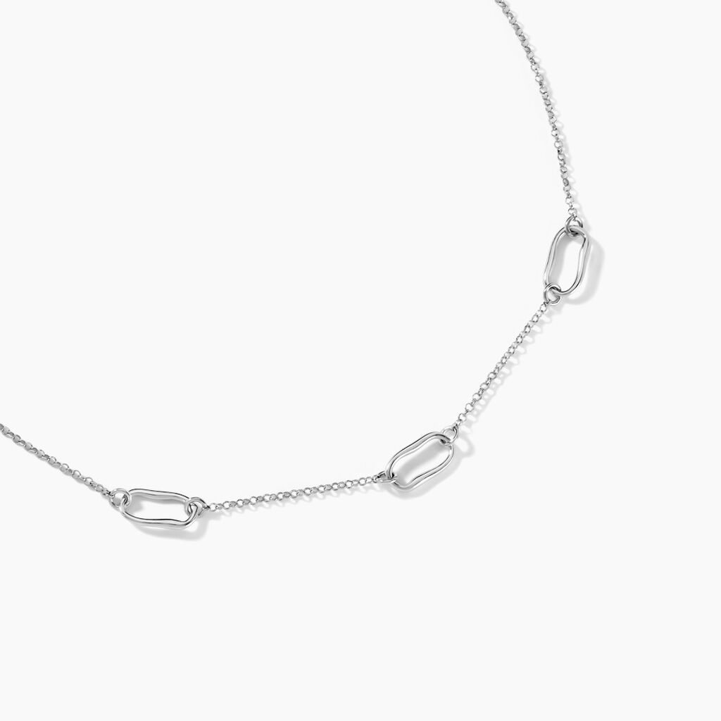 Collier Cherazade Argent Blanc - Colliers Femme | Marc Orian