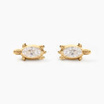 Boucles D'oreilles Puces Yoshi Or Jaune Oxyde De Zirconium - Puces Enfant | Marc Orian