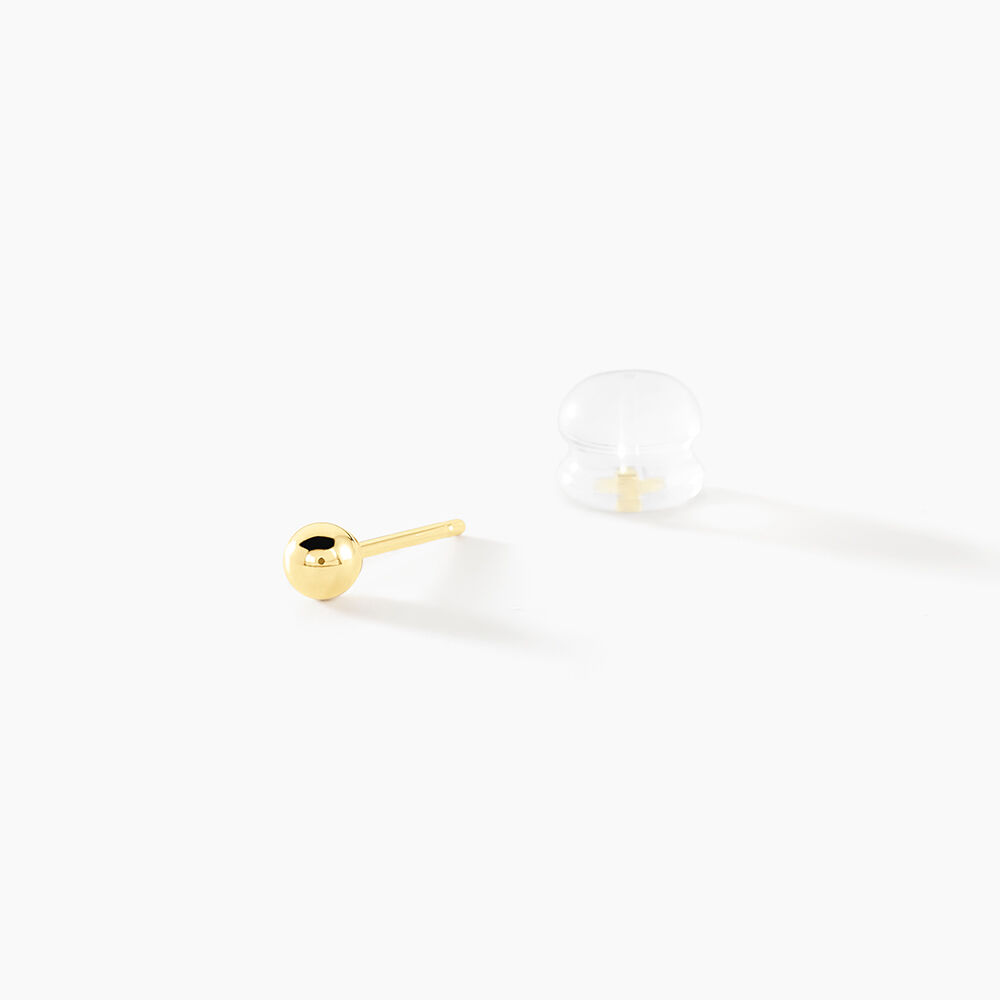 Boucles D'oreilles Puces Or Jaune Fidelia - Puces Femme | Marc Orian