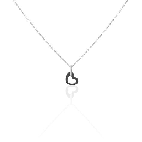 Collier Sumeyra Argent Blanc Céramique Et Oxyde De Zirconium - Colliers avec pierres Femme | Marc Orian