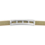 Bracelet Jourdan Kos Acier Blanc - Bracelets cha&icirc;nes Homme | Marc Orian