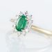 Bague Vladimir Or Jaune  Emeraude Diamants - Bagues vintage Femme | Marc Orian
